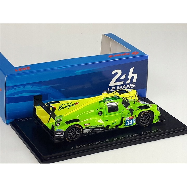 Modellautó SPARK ORECA 07 GIBSON Inter Europol 1:43 fehér 2021