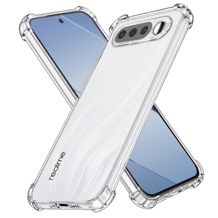 Asteroid GSM - Shockproof Clear Silicone - Realme 16 5G - Clear