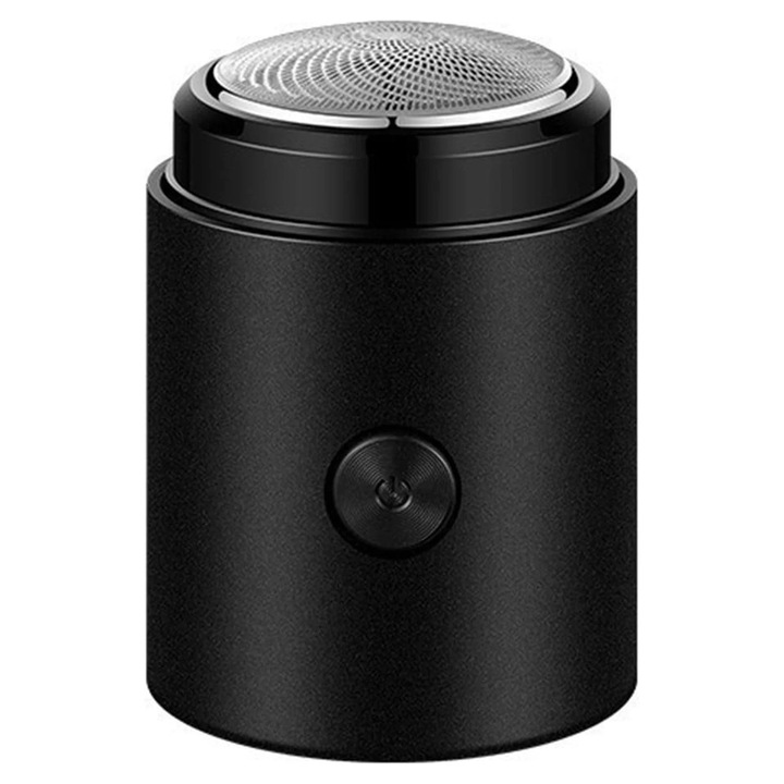 YANYXR hordozható elektromos borotva, rozsdamentes acél, fekete, 5.7x4.2cm