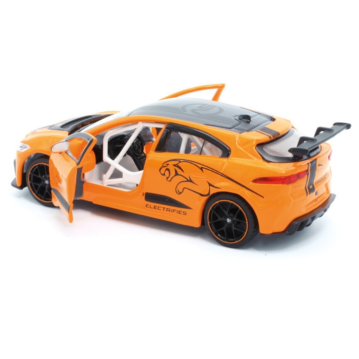 Macheta Jaguar I-PACE eTROPHY, narancssárga 1/36