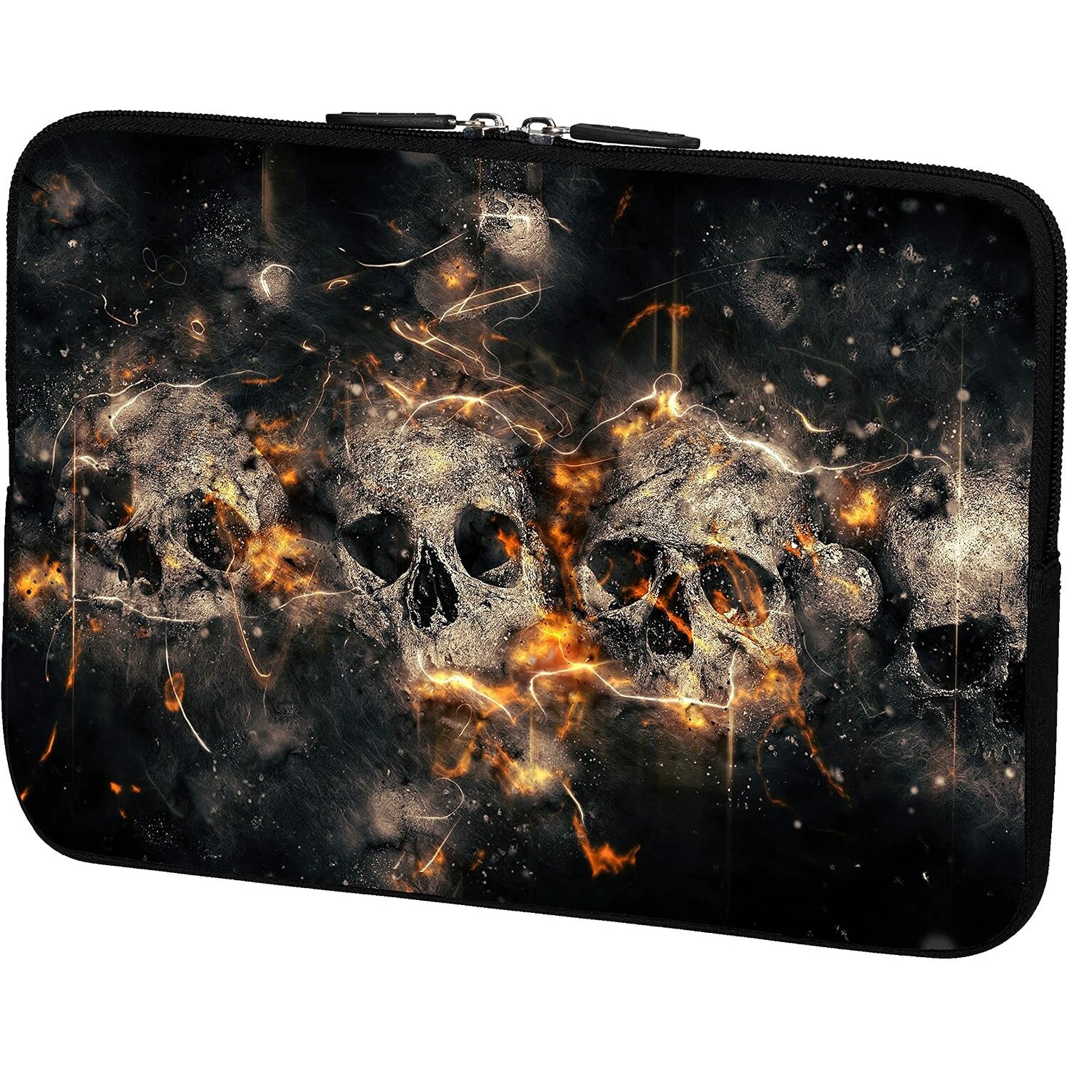 Husa Notebook Pedea 15.6" Neopren, Protectie Anti-Zgarieturi, Design Cranii