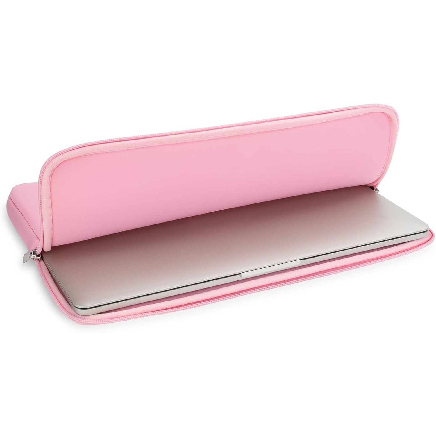 Husa Laptop 15.6" RAINYEAR, Protectie Padded Neopren, Roz
