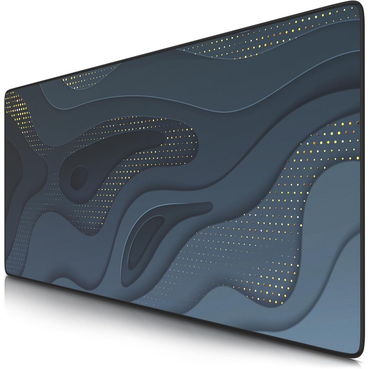 Mouse Pad Gaming XXL Titanwolf 900x400mm, Suprafata Fina, Control Precis