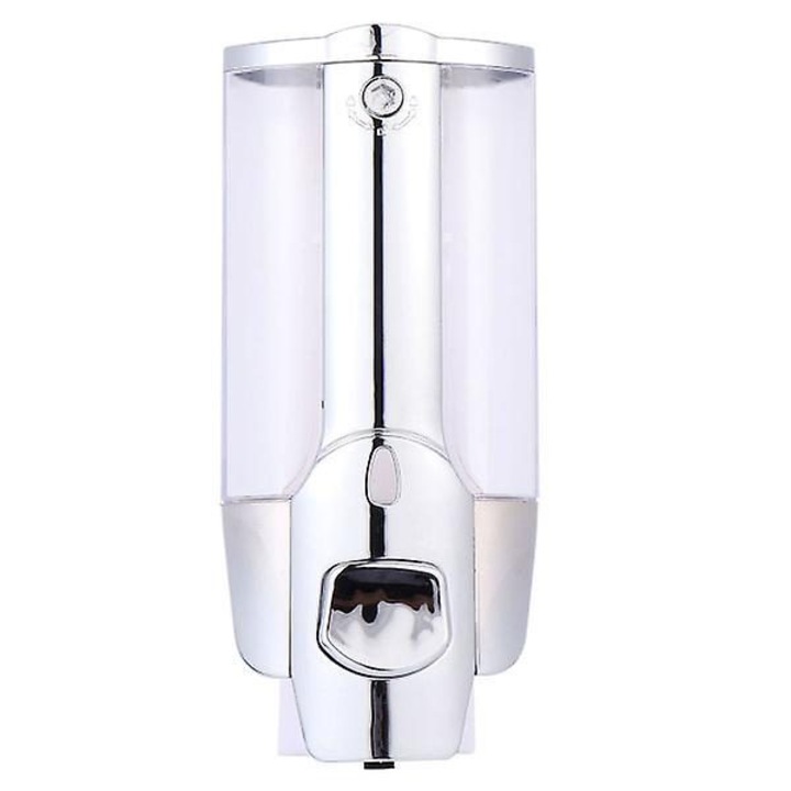 Dozator sapun lichid perete, 350ml, argintiu, 19x8x7cm