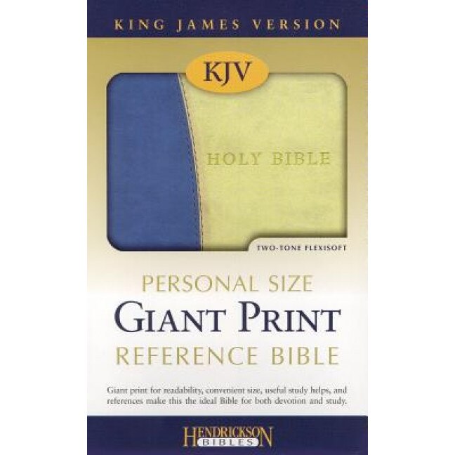 Personal Size Giant Print Reference Bible-KJV, Hendrickson Publishers (Manufactured by)