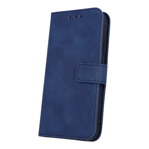 Husa Tip Carte Upzz® Smart Velvet, Compatibila Cu Samsung Galaxy A27 5G, Piele Ecologica Soft, Inchidere Magnet, Navy Blue