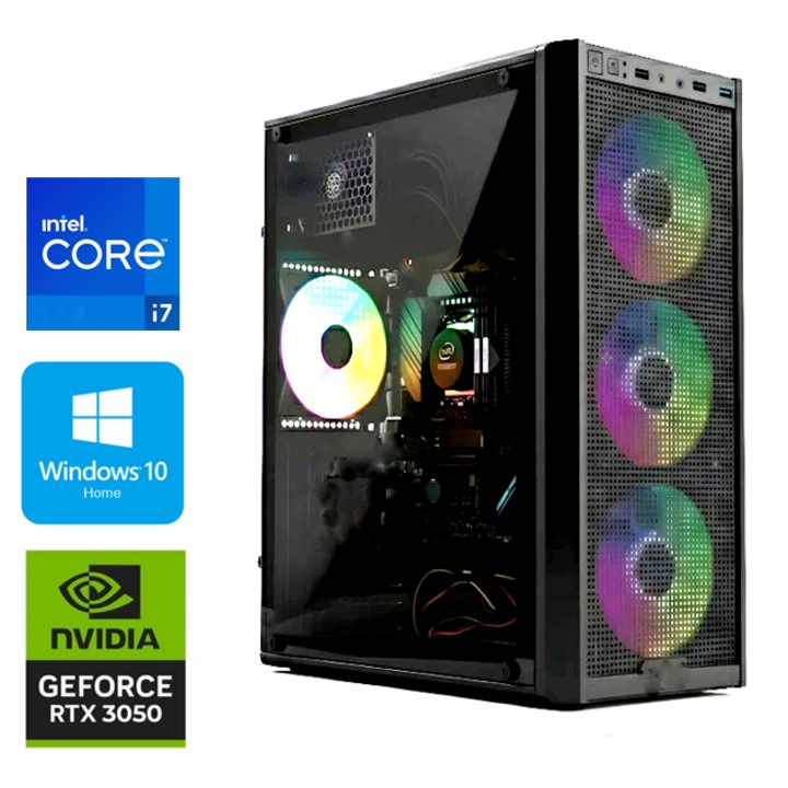 PC за игри ЗА ДЕЦА ОК 3-7 години Intel ® I7 2600, Видео NVidia® GForce RTX 3050 8GB DDR6 256Biti, 16 GB RAM, 500GB Hdd, опт