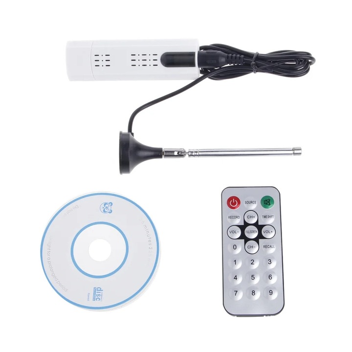 Tuner digital DVB-T2 DVB-T DVB-C YANYXR USB compact