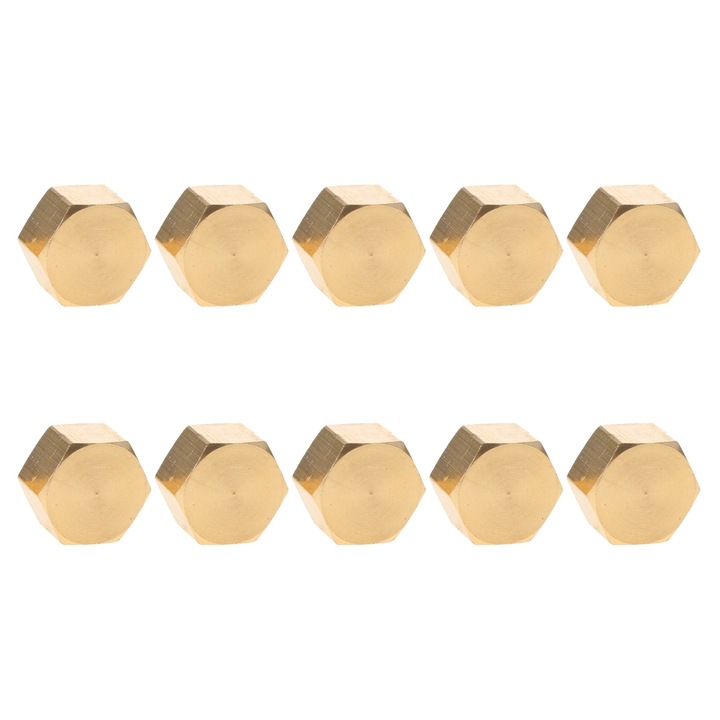 Set 10 dopuri teava alama filet exterior 16.2mm interior 15.3mm multicolor