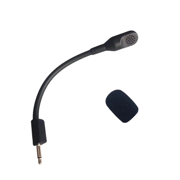YANYXR rugalmas mikrofon V2pro gaming fejhallgatóhoz, 18cm, fekete