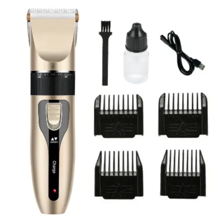 Aparat de tuns wireless multifunctional pentru barbati, negru