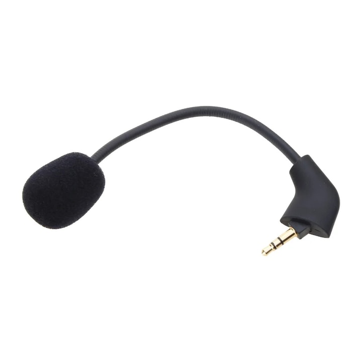 YANYXR csere mikrofon gaming fejhallgatóhoz, 17cm, fekete
