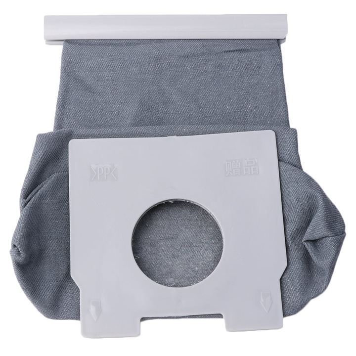 Sac aspirator reutilizabil YANYXR C-13 tesatura gri 12x11.3cm