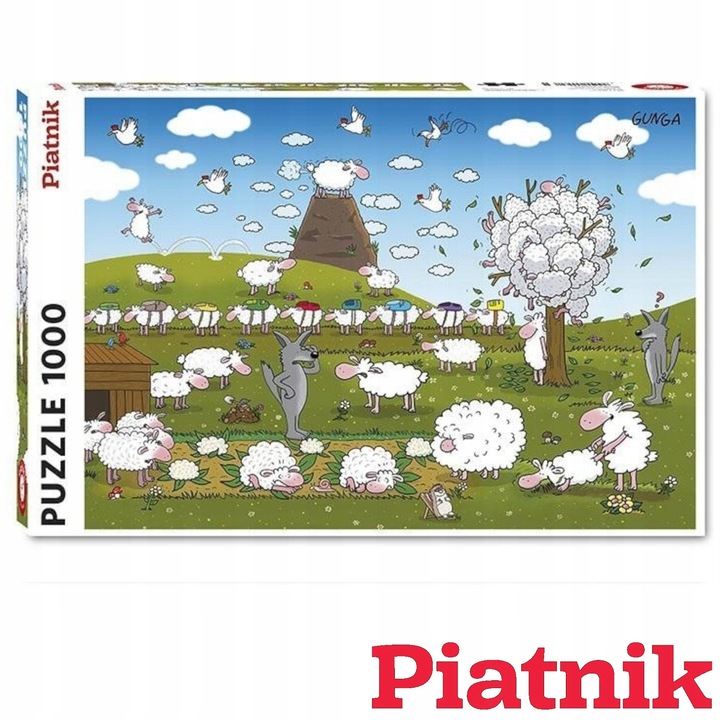 Пъзел Piatnik 1000 части "Oi in Rai" - Образователен и релаксиращ