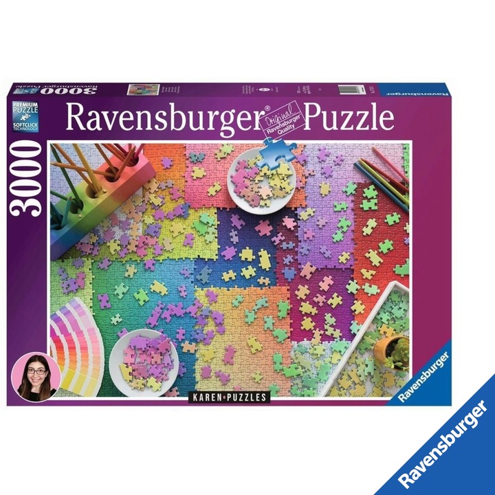 Пъзел Ravensburger 3000 части - Пъзелите на Карън