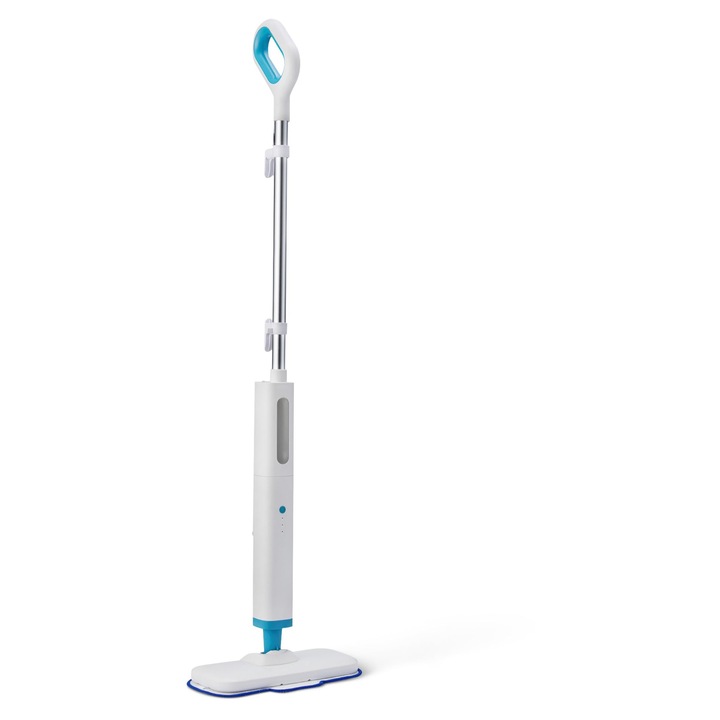 Mop cu abur, Amazon Basics, albastru, 3 servetele, 30x14x0, 5cm