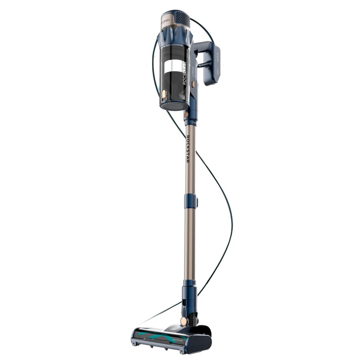 Aspirator vertical Cecotec Conga Rockstar 800 Powerhead, putere 500W, recipient 700ml, perie motorizata, tub telescopic, culoare Titan
