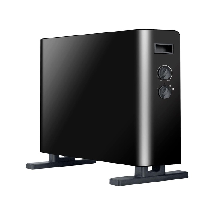 Convector electric Wintem pentru podea cu 3 trepte de temperatura pana la 2000 W, termostat reglabil pentru fiecare nevoie, sistem de securitate impotriva supraincalzirii si rasturnarii