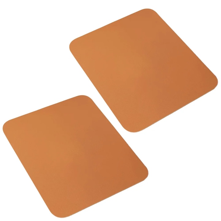 Mousepad piele YANYXR gaming portocaliu 25x20cm