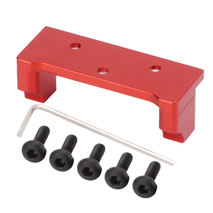 Placa servo aluminiu YANYXR 32x12x11mm rosu