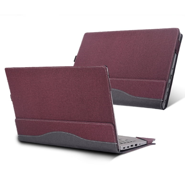 Husa laptop YANYXR ThinkPad E15 Gen 2/3/4, detasabila, rosu vin, 15.6 inch, 36.5x24x1.89cm
