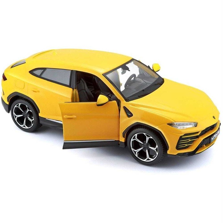 Lamborghini Urus modellautó, sárga, 1/24 méretarány