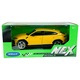 Lamborghini Urus modellautó, sárga, 1/24 méretarány