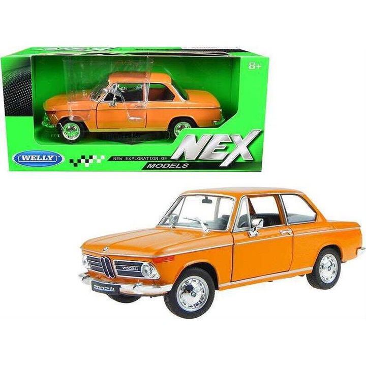 BMW 2002 ti narancssárga modellautó 1/24 méretarány
