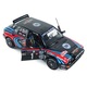 Lancia Delta Integrale modellautó. tri. to Biason a. Sacco Monte Carlo 1/18 méretarányú fekete, piros és kék