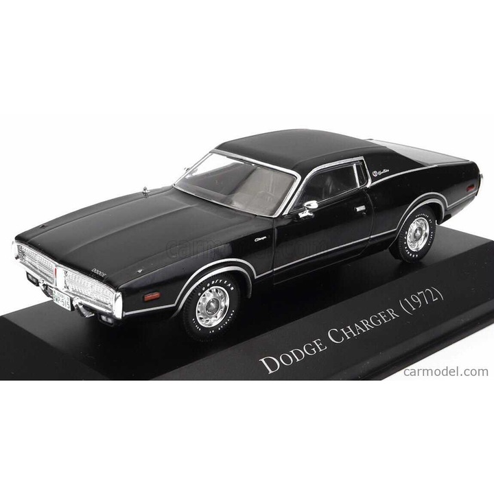 Macheta 1972 Dodge Charger coupe scara 1/43 negru