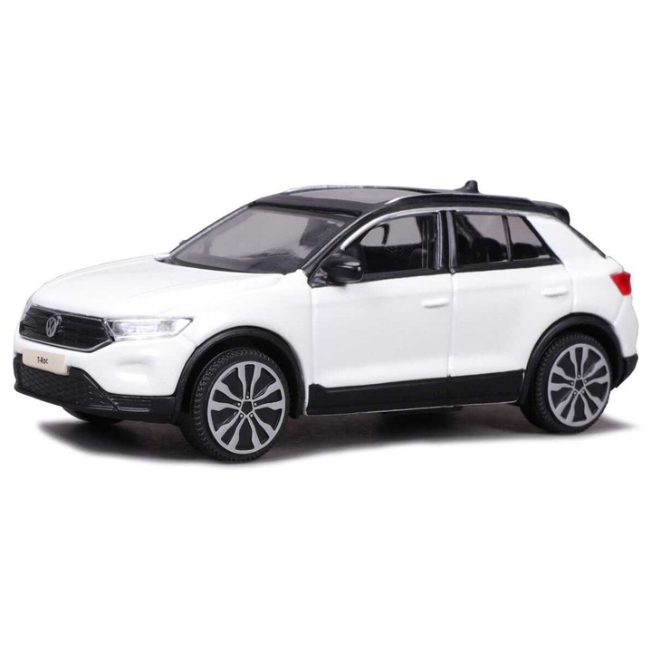 Volkswagen T-Roc modellautó, 1/43 méretarány, fehér, 2021