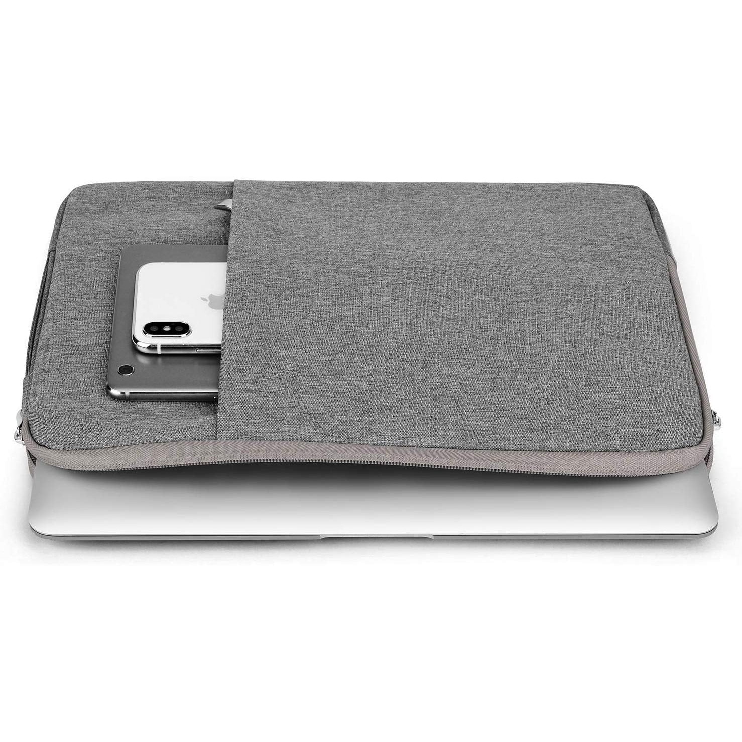 Husa laptop YANYXR V14 14 inch roz cu buzunare multiple si protectie impermeabila