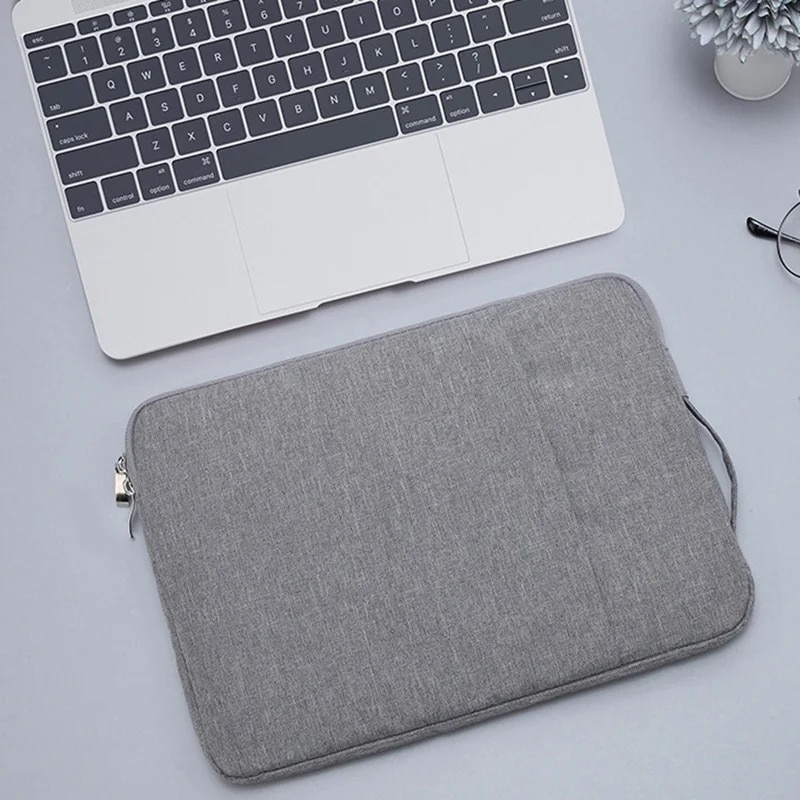Husa laptop YANYXR 13-16 inch, impermeabila, roz rosu