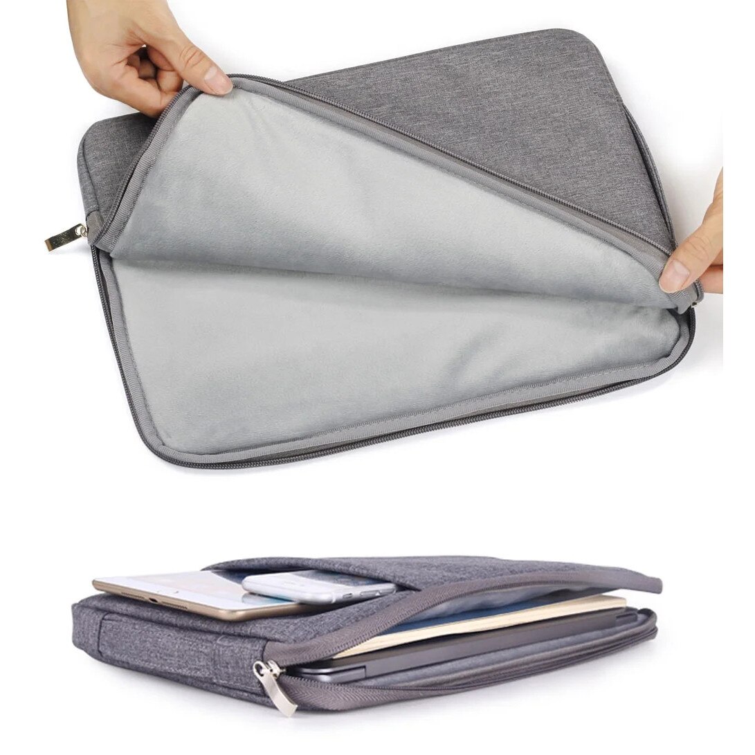 Husa laptop YANYXR 13-16 inch, impermeabila, roz rosu