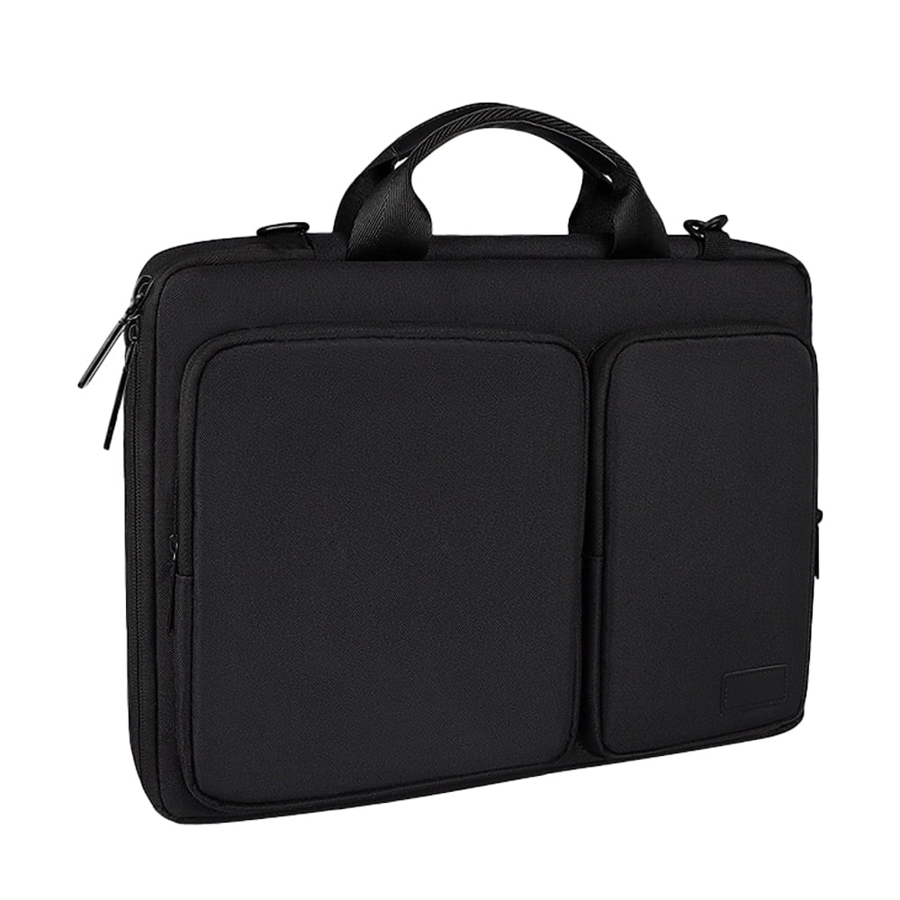 Geanta laptop YANYXR 13.3 inch, protectie 360°, compartiment multifunctional, negru