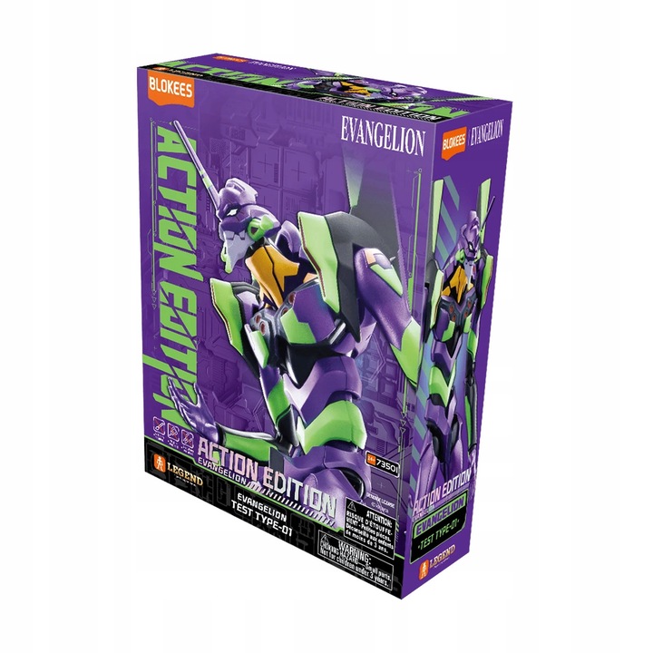 Фигурка Evangelion Unit 01 - Детайлен модел с аксесоари