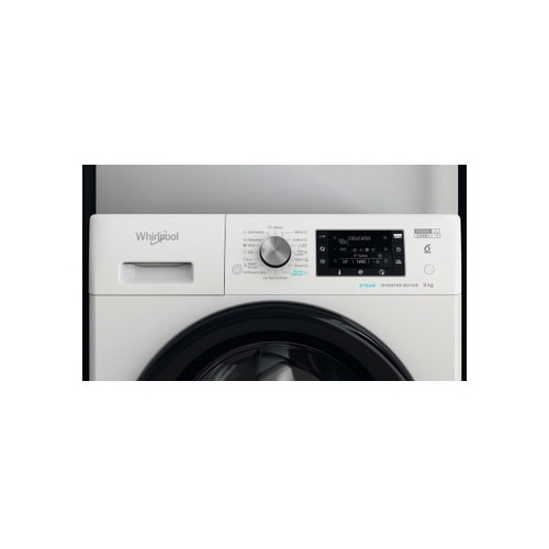 Masina de spalat rufe Whirlpool FFD 9479 BCV EE, 9 kg, 1400 RPM, Clasa A, Motor Sense Inverter, 6th Sense, FreshCare+, Steam Refresh, Alb