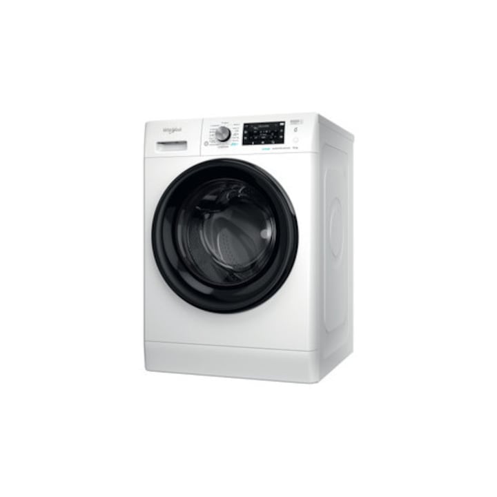 Masina de spalat rufe Whirlpool FFD 9479 BCV EE, 9 kg, 1400 RPM, Clasa A, Motor Sense Inverter, 6th Sense, FreshCare+, Steam Refresh, Alb