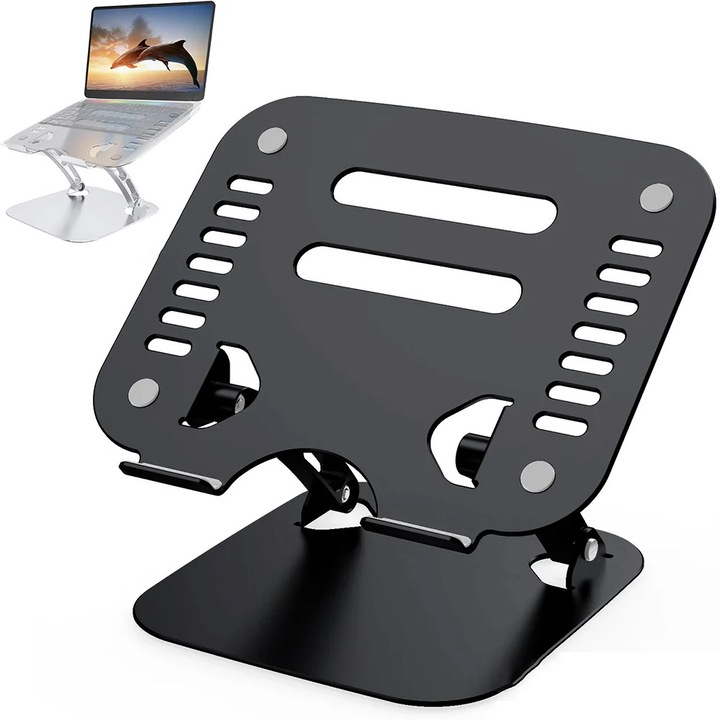 Suport laptop YANYXR ergonomic aluminiu, racire, pliabil, 10-16 inch