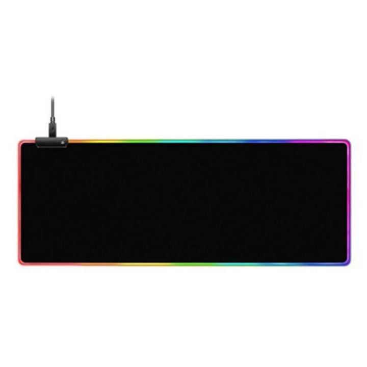 Mousepad gaming YANYXR 800x300x4mm negru USB iluminare RGB