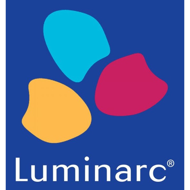 Luminarc Trianon Mélytányér Készlet, 12 db, 22.5 cm, Fehér Üveg