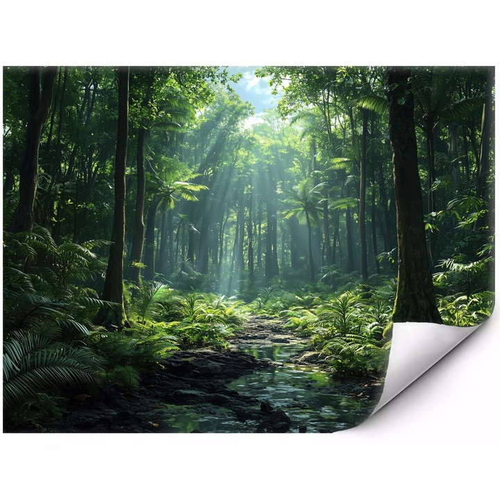 Prémium fotótapéta Arany levelek fekete alapon modern belső terekbe 400x280 cm
