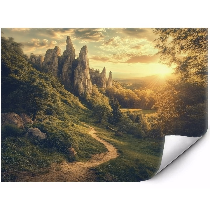 Prémium fali tapéta Kolibri trópusi dzsungelben modern belső terekhez 400x280 cm