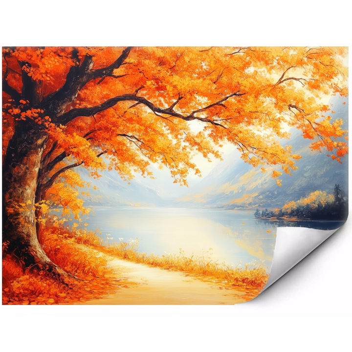 Prémium fali tapéta Trópusi pálmalevelek akvarell zöld modern belső terekhez 400x280 cm