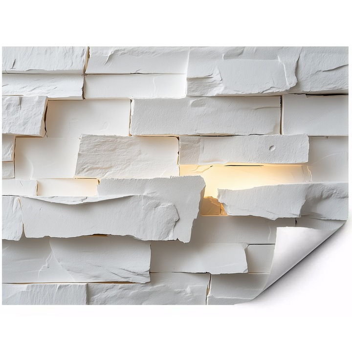 Prémium fotótapéta Hegyi táj folyóval és vízeséssel nappaliba és hálószobába 400x280 cm