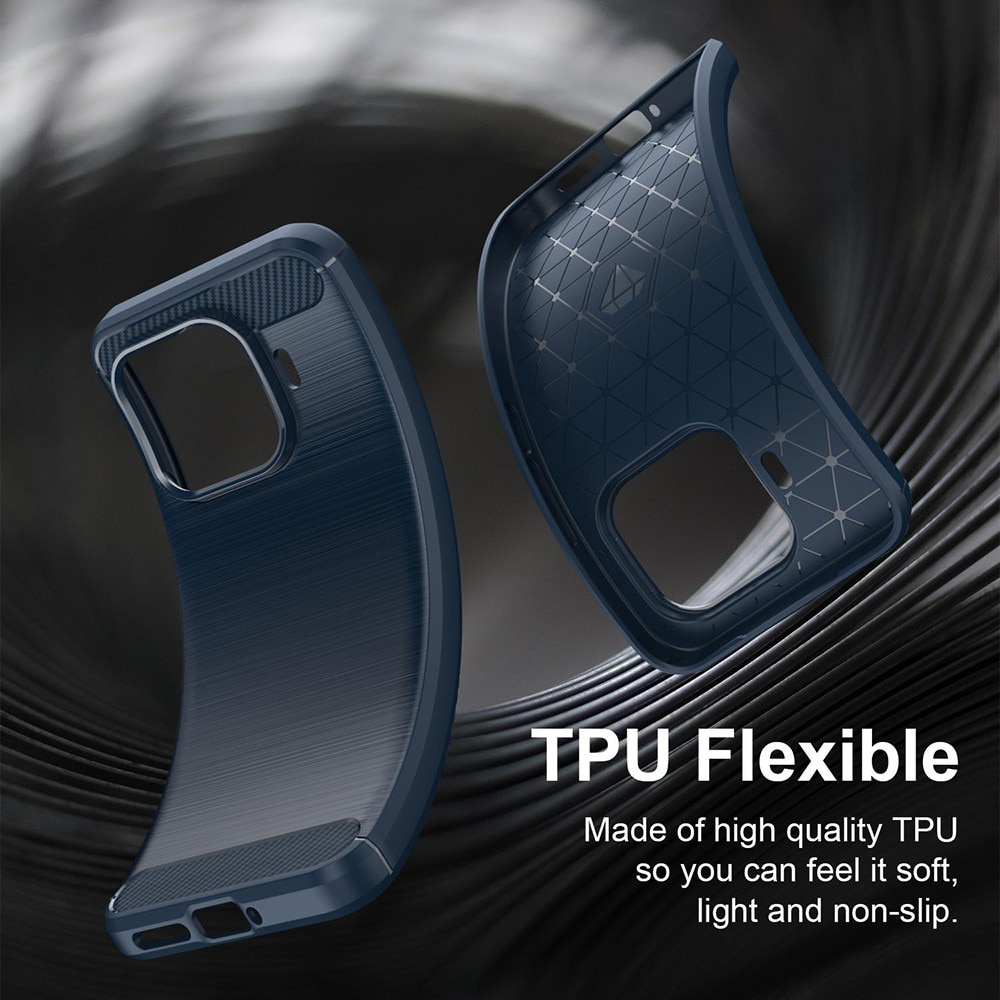 Husa pentru Xiaomi 17T Pro - Techsuit Carbon Silicone - Blue