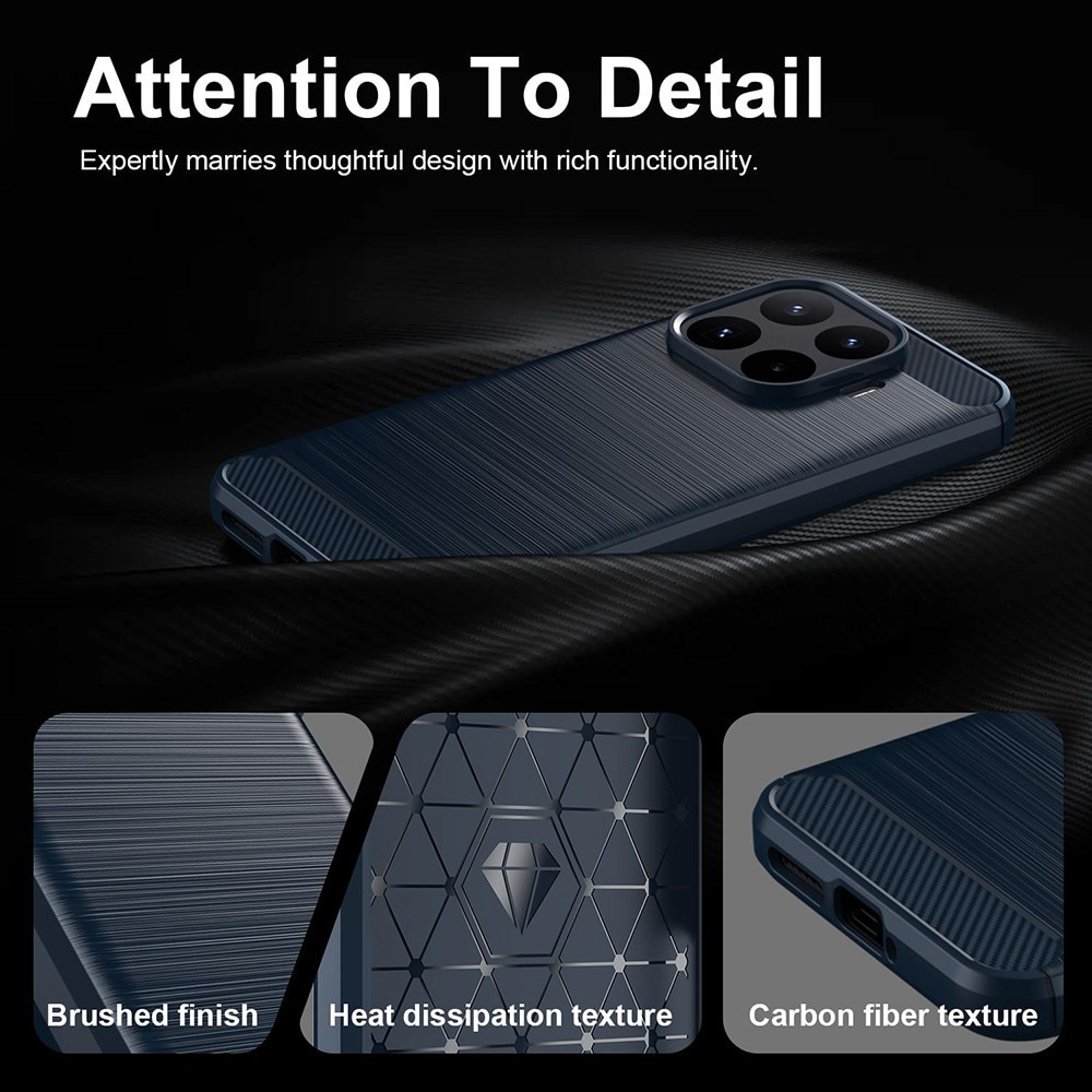 Husa pentru Xiaomi 17T Pro - Techsuit Carbon Silicone - Blue