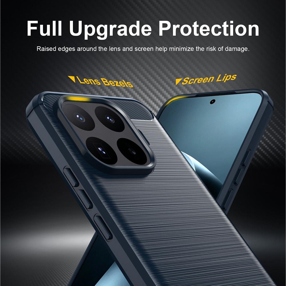 Husa pentru Xiaomi 17T Pro - Techsuit Carbon Silicone - Blue
