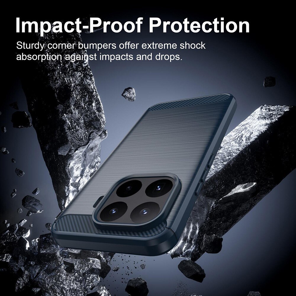 Husa pentru Xiaomi 17T Pro - Techsuit Carbon Silicone - Blue