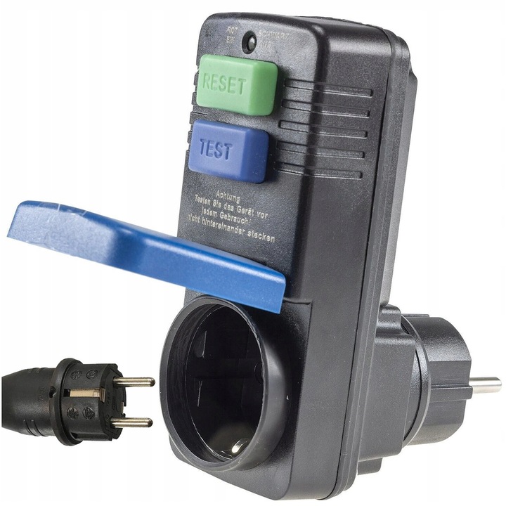 Priza cu Intrerupator Diferential RCD, Protectie Personala IP54